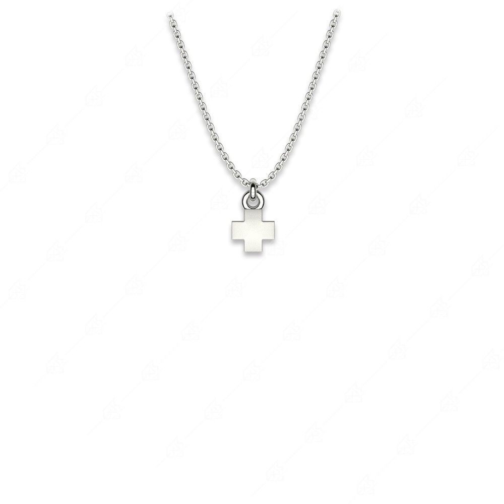 Distinctive cross necklace silver 925