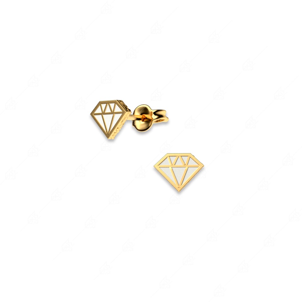 925 silver diamond earrings