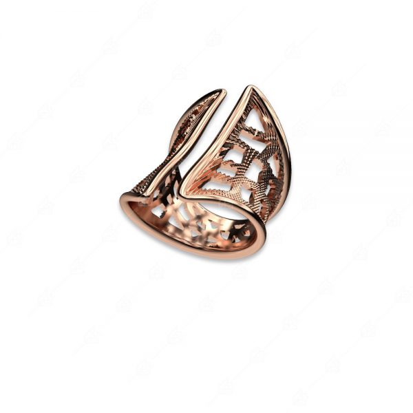 Special ring 925 silver gold plated