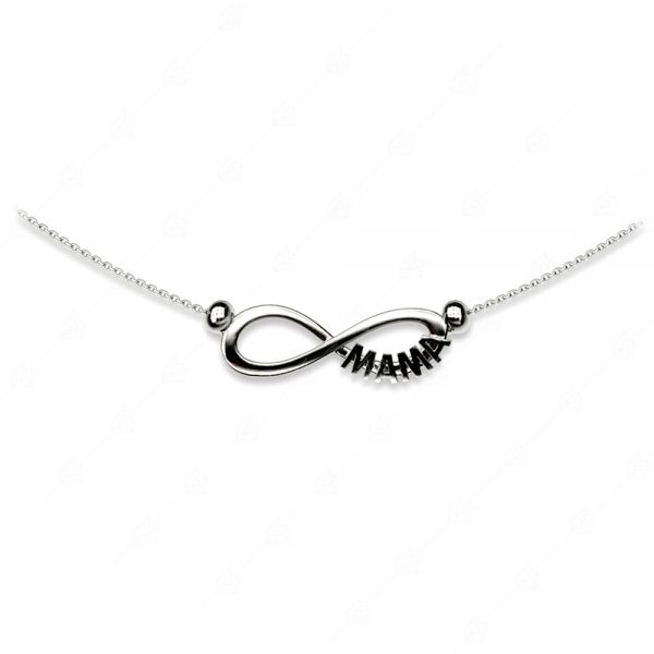 Necklace mom with infinite silver 925
