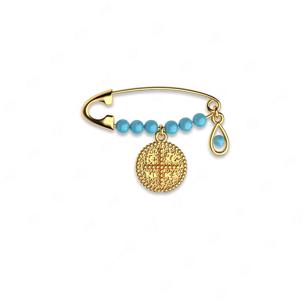 Turquoise sterling silver 925 with a Constantine and a teardrop