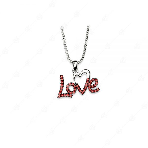 Necklace love silver 925