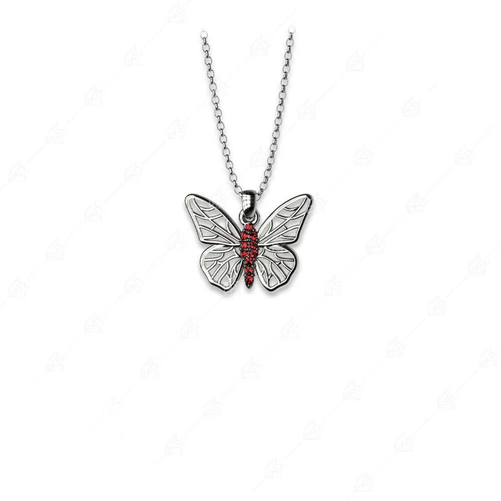 925 silver butterfly necklace