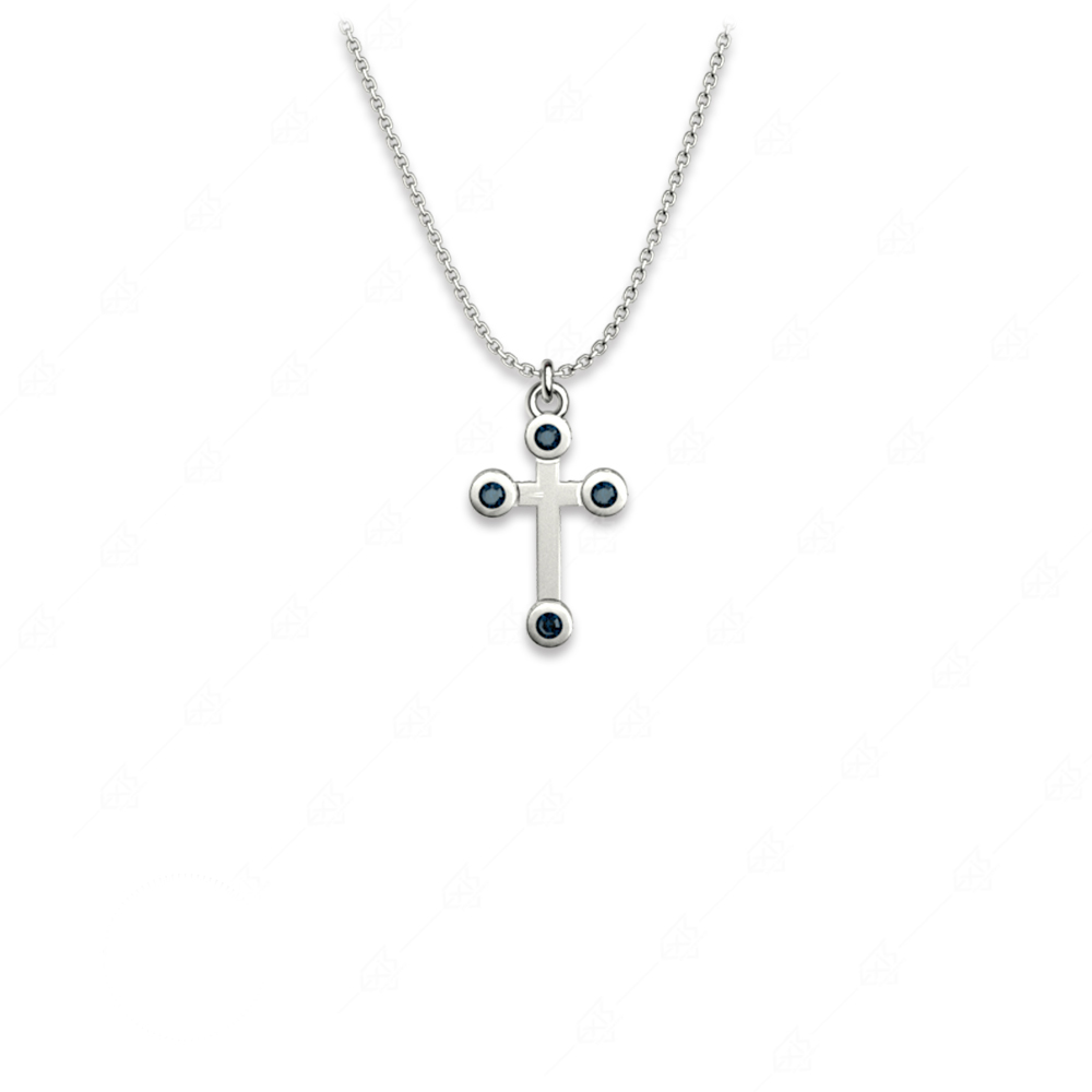 Necklace with silver cross 925