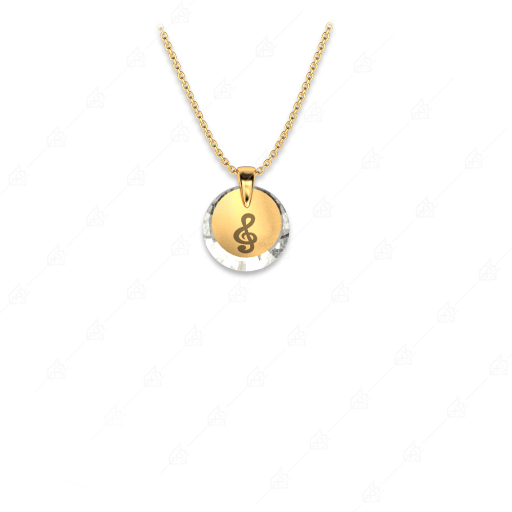 Necklace necklace of silver 925 yellow gold plated