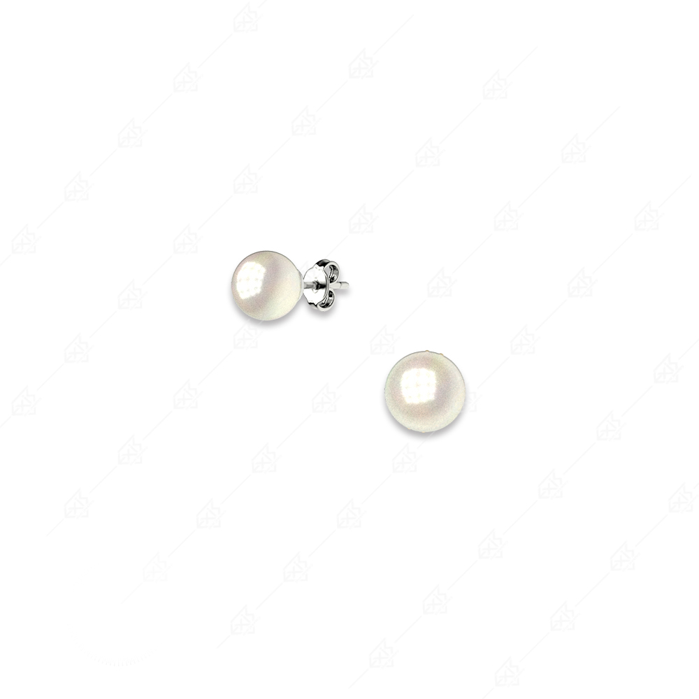 Διακριτικά σκουλαρίκια με πέρλα ασήμι 925