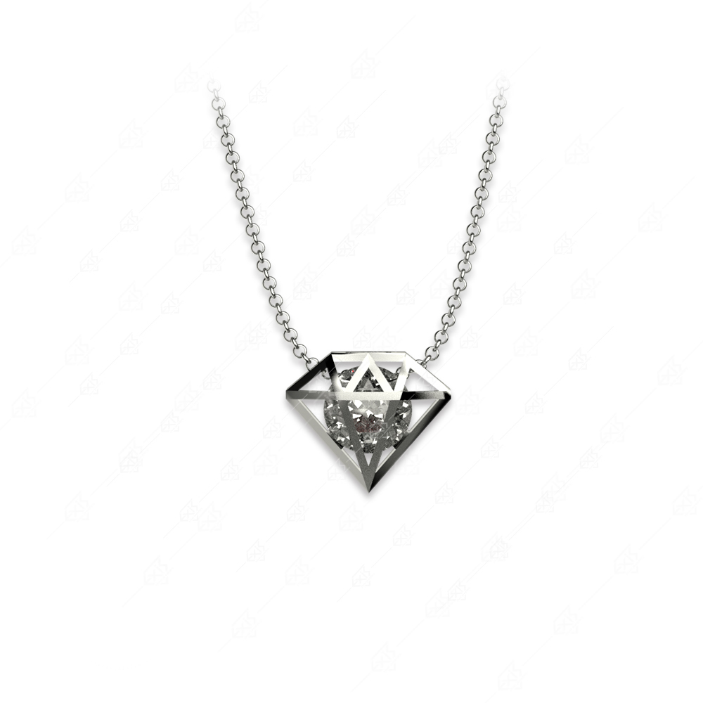 925 silver diamond necklace